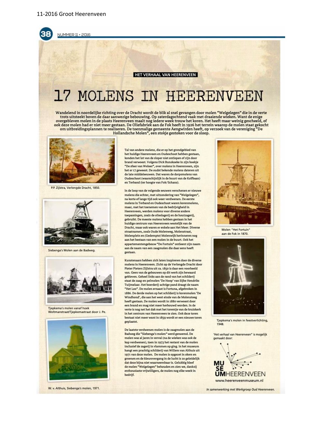 17 Molens in Heerenveen