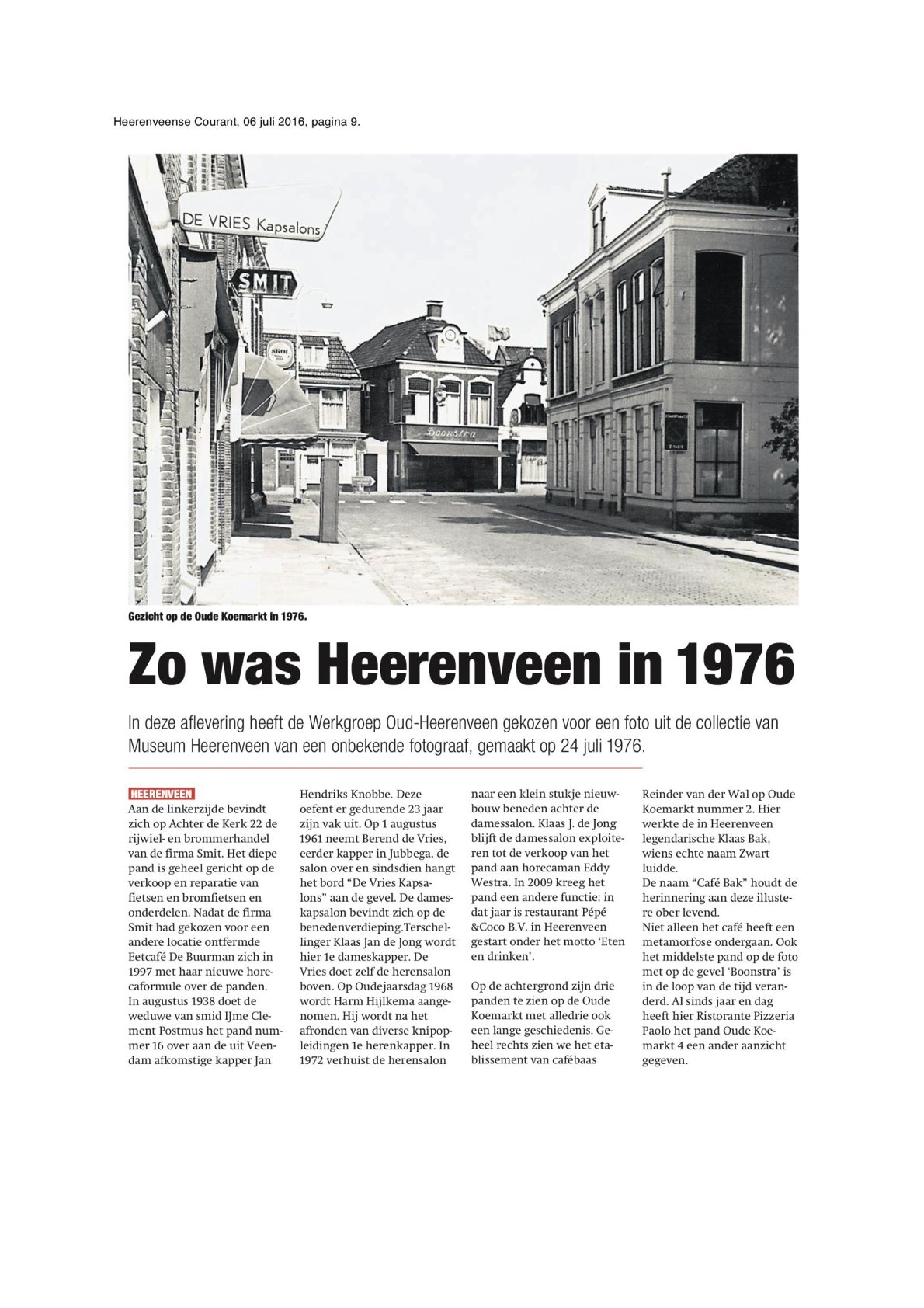 Zo was Heerenveen in 1976