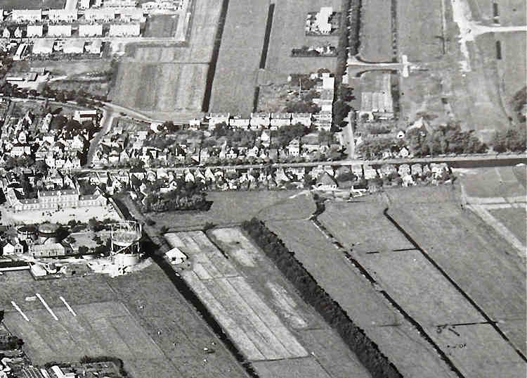 Heerenveen (luchtfoto) in 1951
