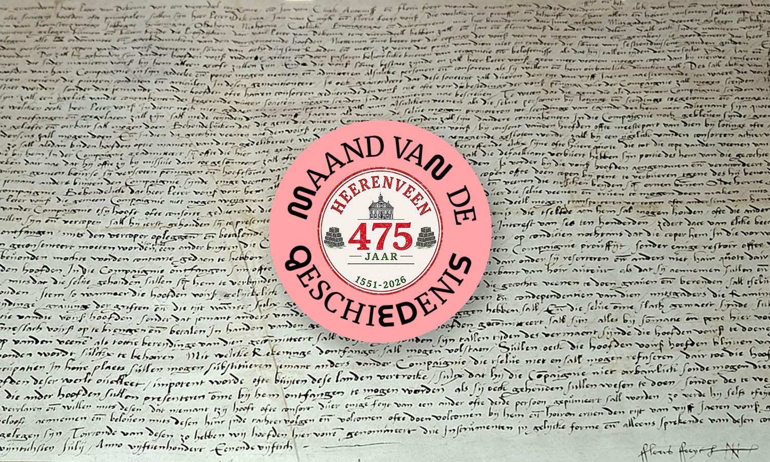 De Maand van de Geschiedenis 2026 staat in het teken van 475 jaar Heerenveen