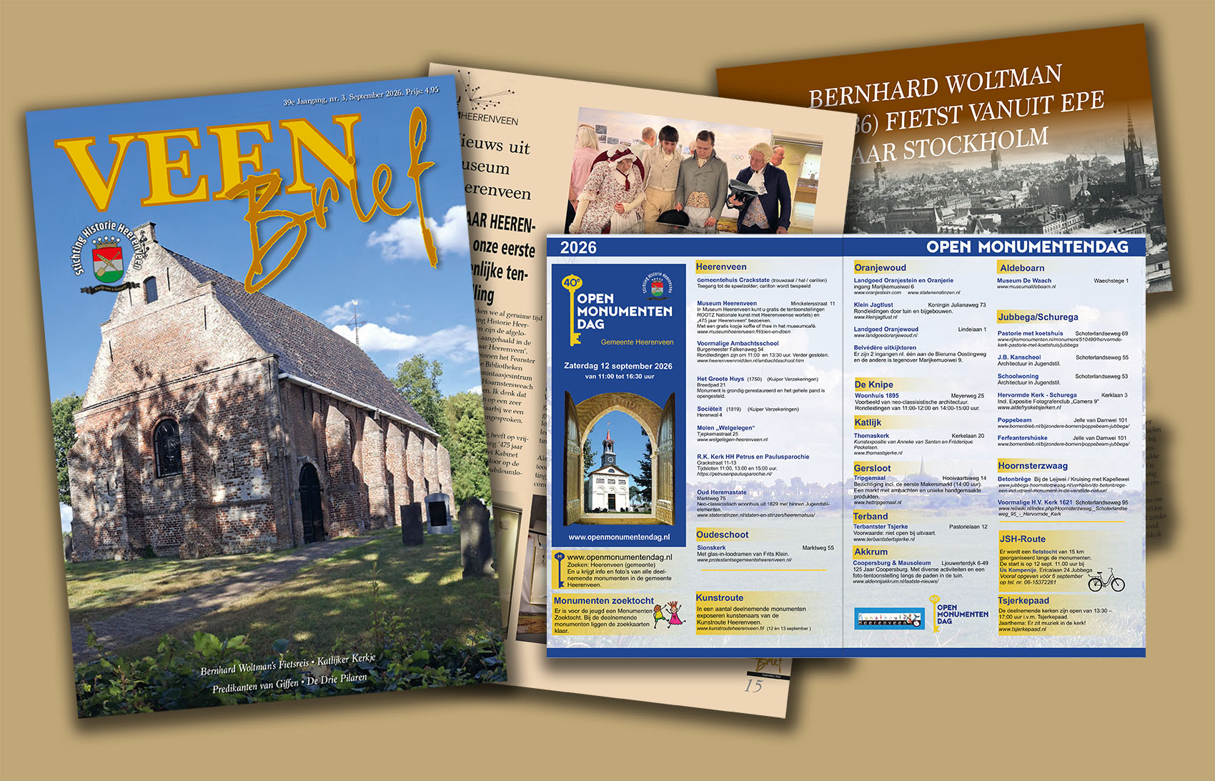 Veenbrief nr. 3 van 2026 met programma Open Monumentendag
