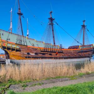 De replica van het VOC-schip De Batavia (foto: Hans Schouten)