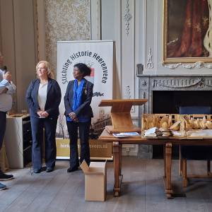 De bodes werde bedankt dat ze weer op hun vrije zaterdag aanwezig waren op Open Monumentendag
